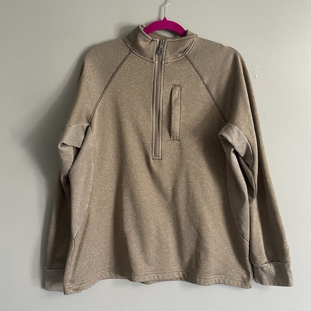 Men’s Wrangler Cool Vantage Large Tan Pullover Lot #MACK12T